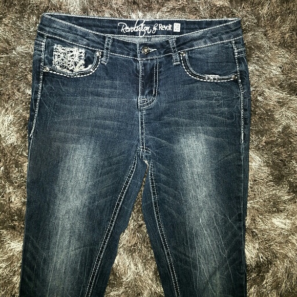 NWOT 🌻 STRETCHY Bling 💎 Sequin Skinny Creased - Picture 7 of 8